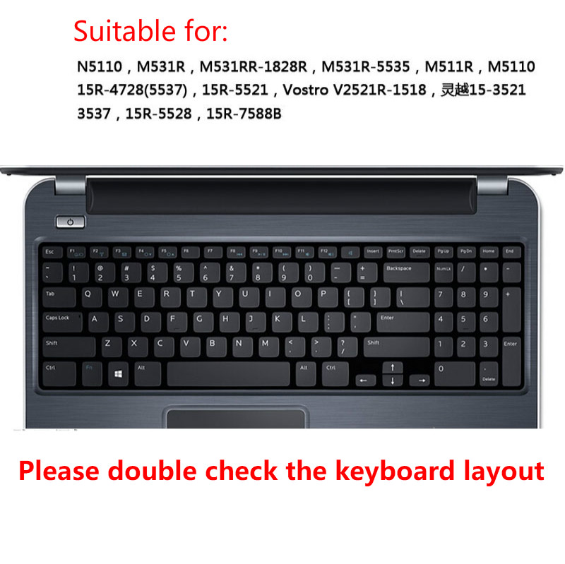 Miếng Dán Bàn Phím Laptop Dell Inspiron 15r-5537 3521 3537 5528