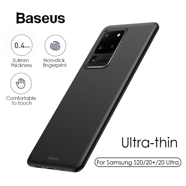 Ốp lưng Baseus siêu mỏng Galaxy S20 Ultra màu đen