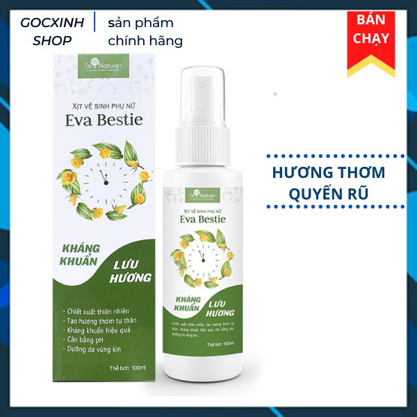 Xịt Khử Mùi Eva Bestie - Lưu Hương Quyến Rũ 100ml | BigBuy360 - bigbuy360.vn