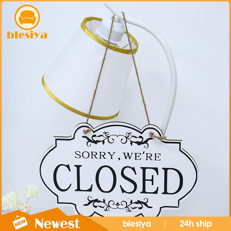 [Blesiya] Biển Hiệu Đóng Cửa Đóng Mở Bằng Gỗ Cho Cửa Hàng / Quán Pub /