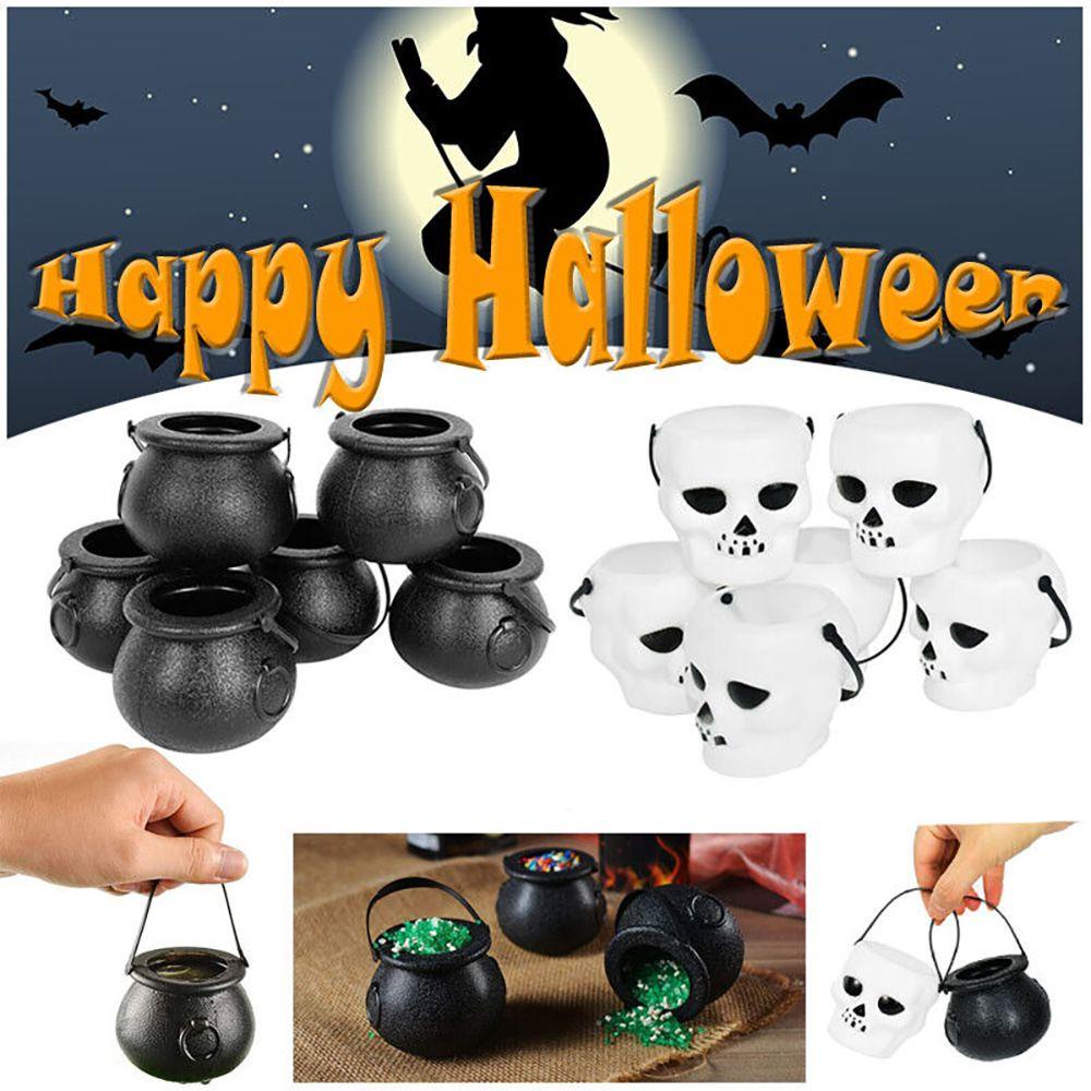 Bình Nước Mini Họa Tiết Phù Thủy Trang Trí Halloween