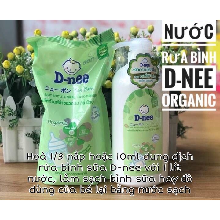 Nước rửa bình sữa Dnee Organic