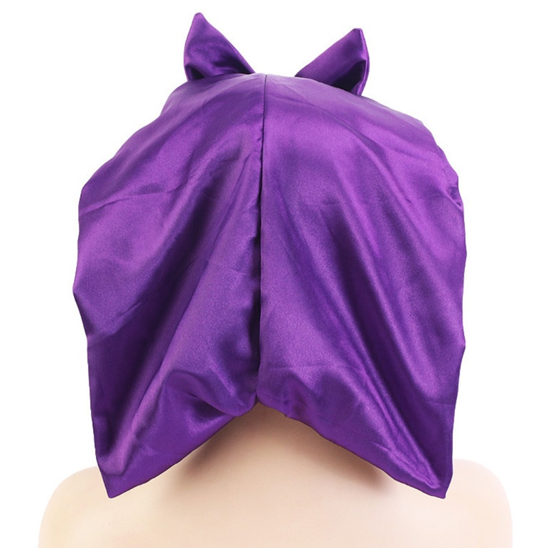 Mũ Trùm Đầu Bằng Lụa Satin Đuôi Dài Dùng Khi Ngủ Cho Nữ