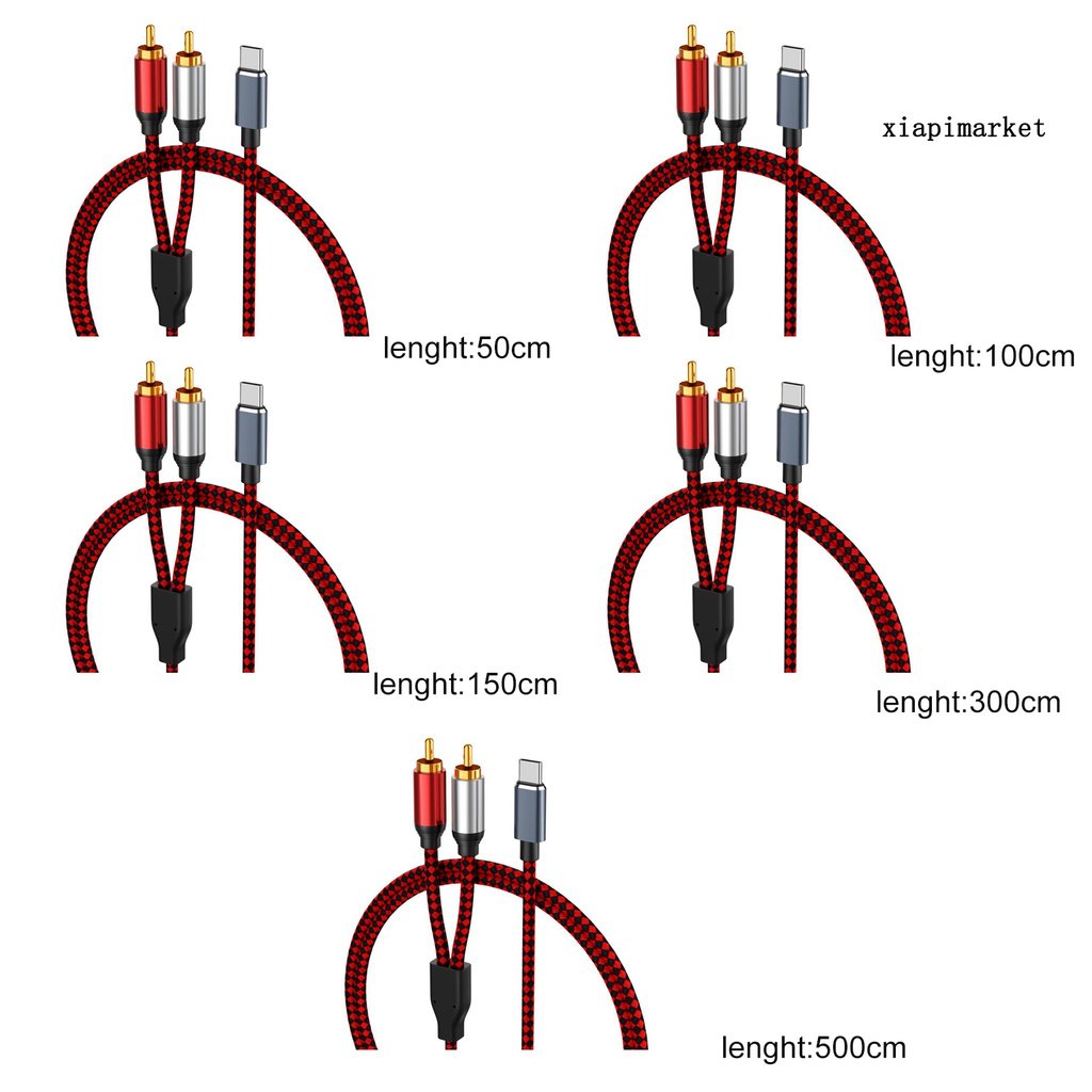 Cáp Chuyển Đổi Từ Cổng Type C Sang 2 Rca