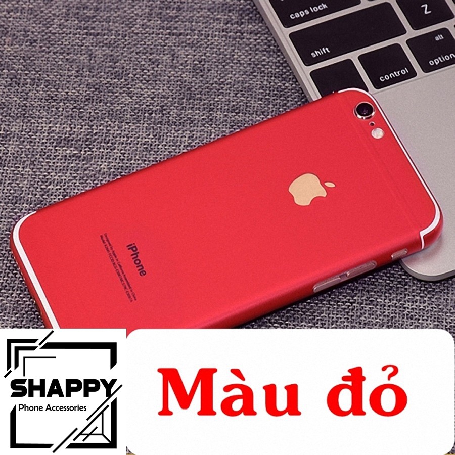 Skin Dán Nhung Đổi Màu Giả 7 Dành Cho IPhone 6/6Plus [Shappy Shop]