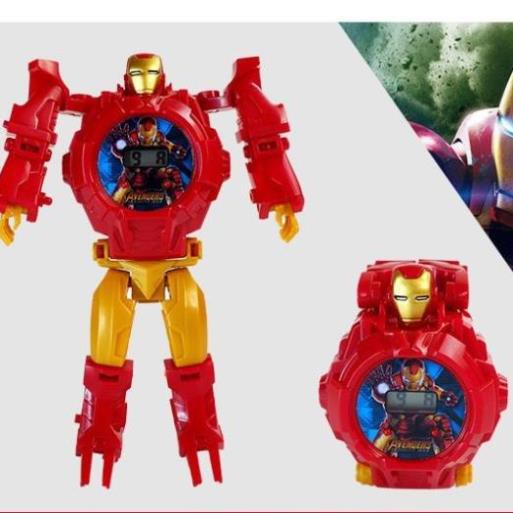 Đồ chơi ⚡️𝗙𝗥𝗘𝗘𝗦𝗛𝗜𝗣⚡️ Đồng hồ lắp ráp biến hình siêu nhân ULTRA-MAN cá tính cho bé