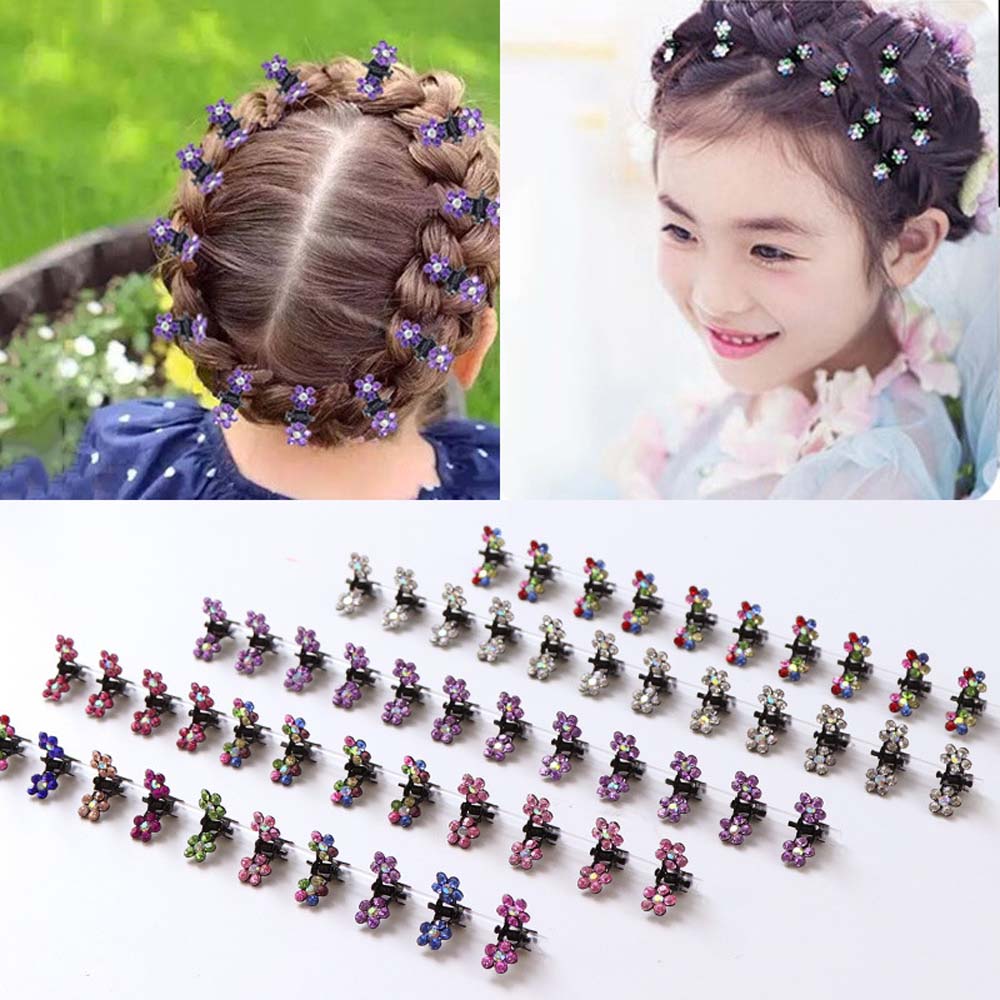 JENIFERDZ 12PCS/Set Hairpins Cute Hair Claws Hair Clip Women Fashion Rose Metal Lovely Lady Barrettes/Multicolor