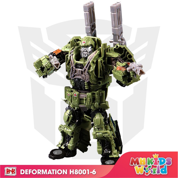 Đồ chơi mô hình BMB H6001-6 Hero Hound lắp ráp chuyển đổi mô hình Transformer