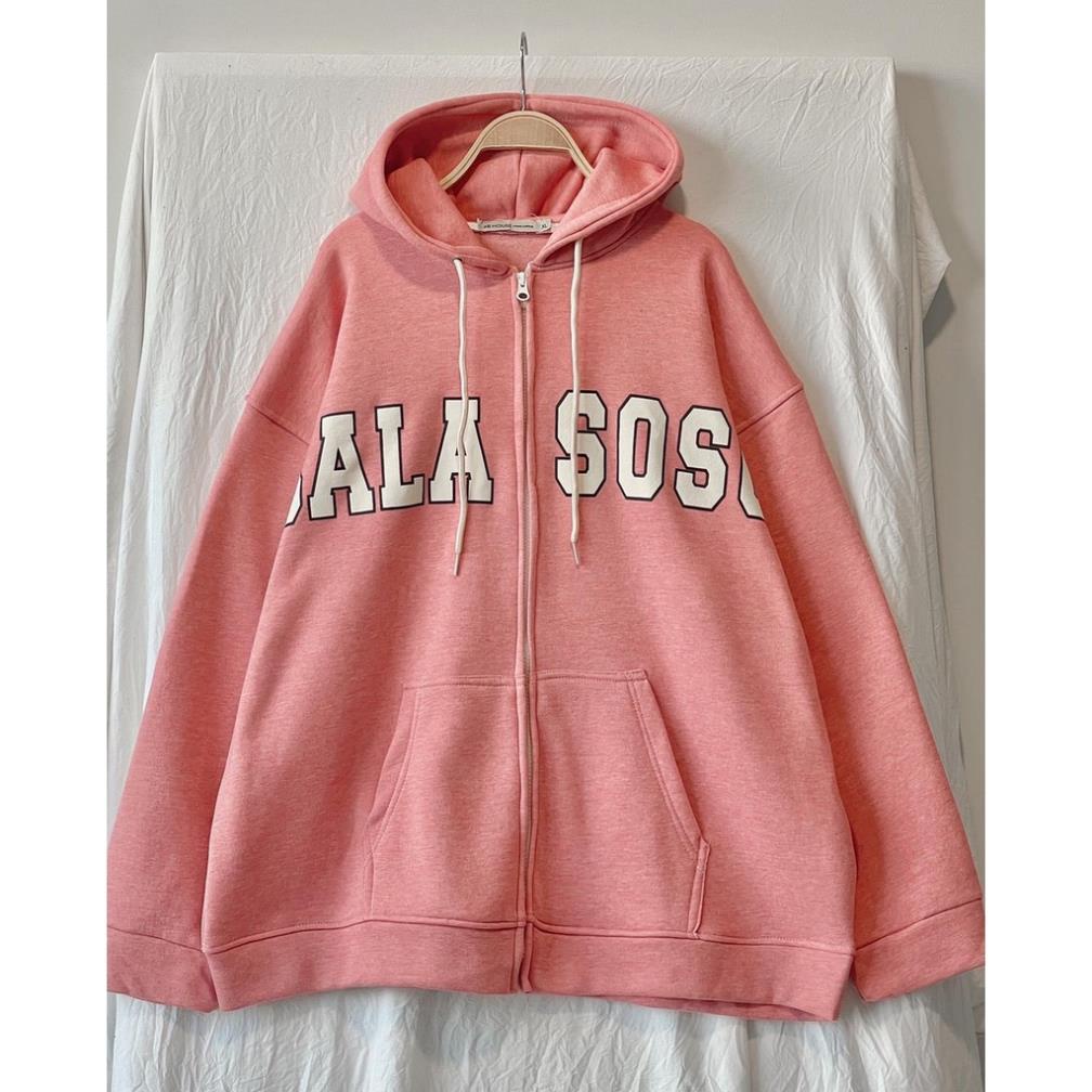 Khoác Hoodie Sara SoS Mũ Roonmgj Form To Nam Nữ Hoodie Unisex Tay Bồng