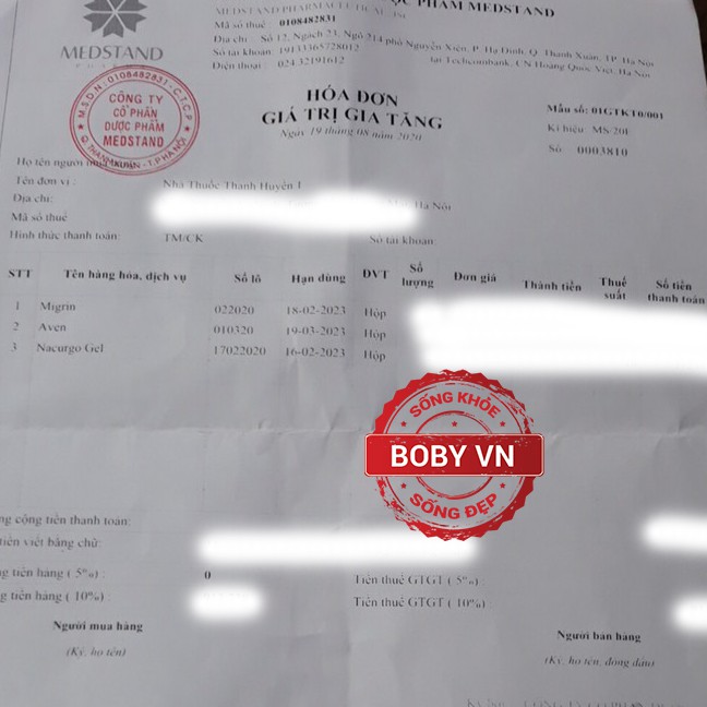 Migrin New giảm hội chứng đau nửa đầu, rối loại tiền đình, tăng cường lưu thông máu não - Hộp 2 vỉ x 10 viên