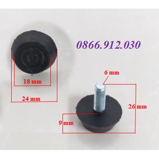 1 chiếc phễu ngược m6x20_tăng chỉnh chân bàn ghế