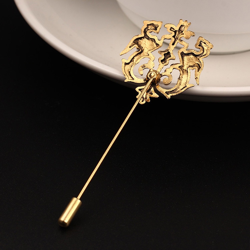 Huy Hiệu Cài Áo Hình Sư Tử Thời Trang