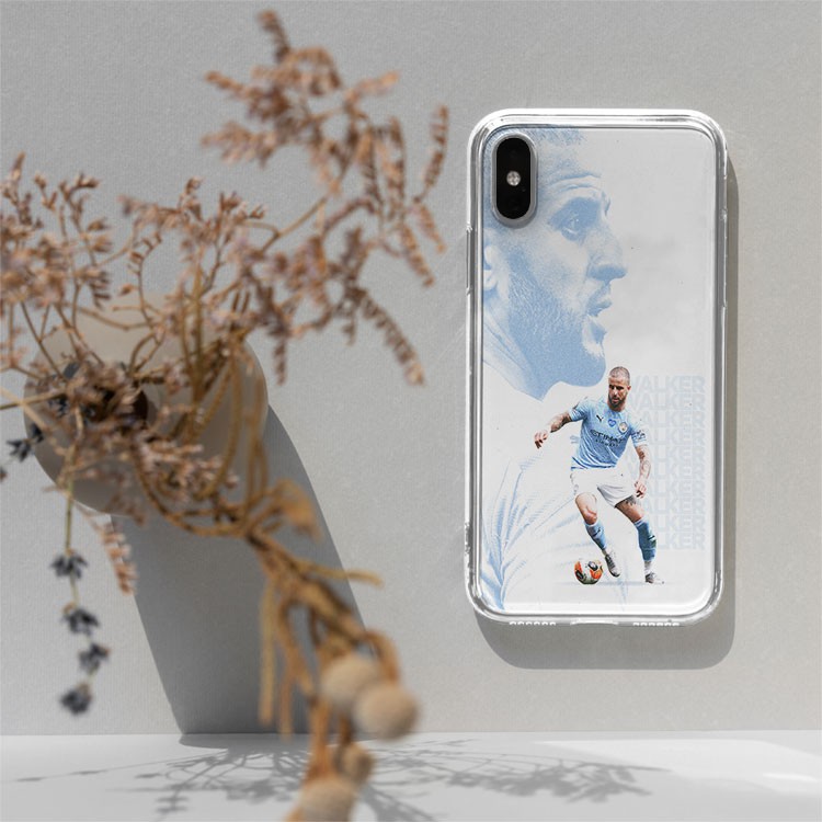 Ốp lưng cầu thủ Walker rê bóng CLB Manchester City cho Iphone 5 6 7 8 Plus 11 12 Pro Max X Xr FOO20210193