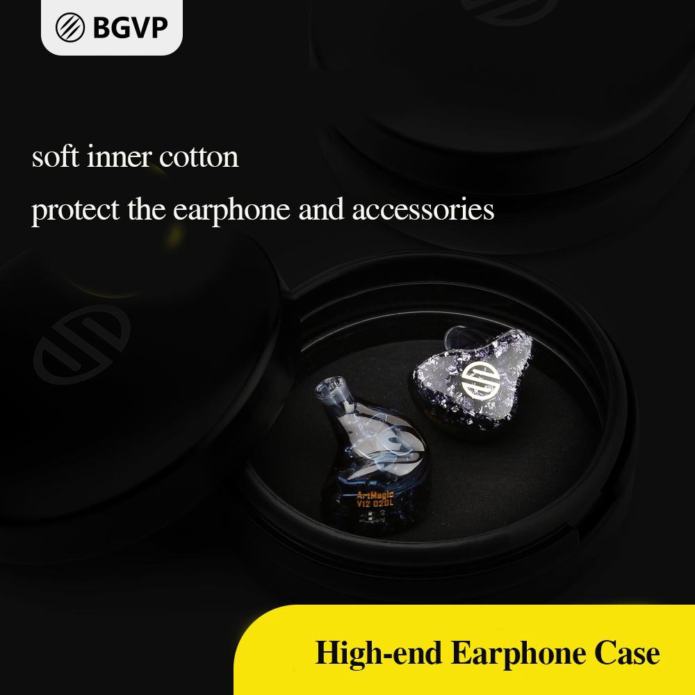 Hộp Đựng Tai Nghe BGVP DM6 DMS DM7 IEM Bằng Hợp Kim Nhôm Chống Trầy 80x30mm