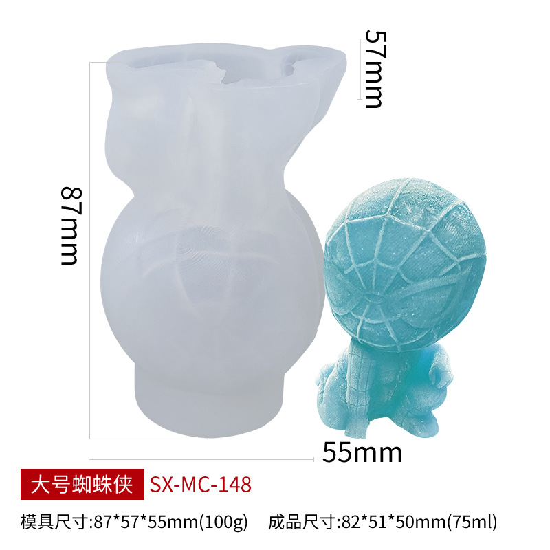 Khuôn Silicon Làm Đá Viên Đa Năng Hình Người Dễ Thương