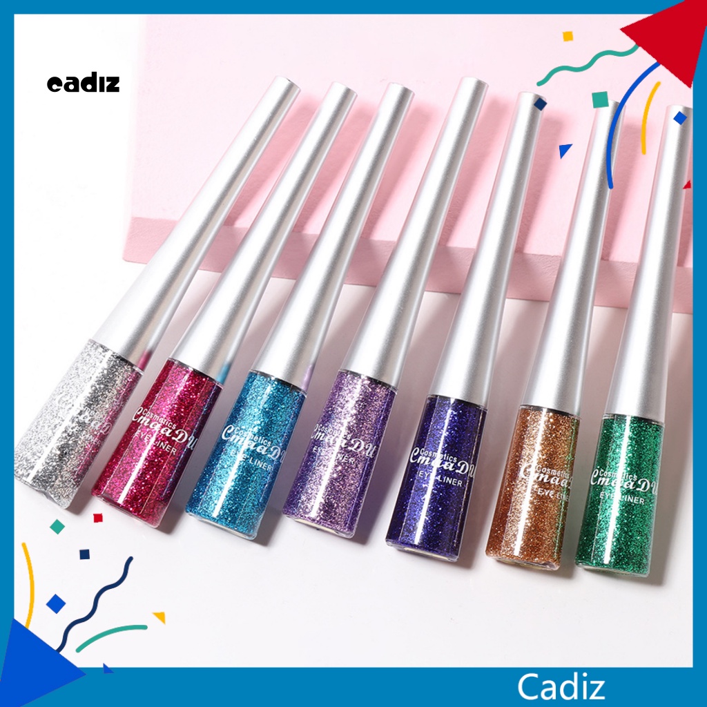 CADI Colored Eyeliner 16 Colors Glitter Eyeliner Gel Women Liquid Eye Liner Long Lasting