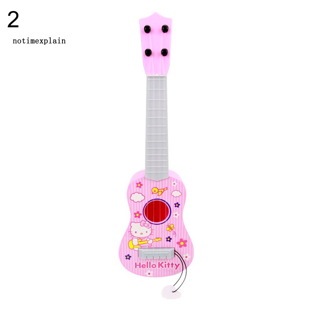 Đàn ghi ta ukulele mini hình Hello Kitty Doraemon dễ thương cho bé