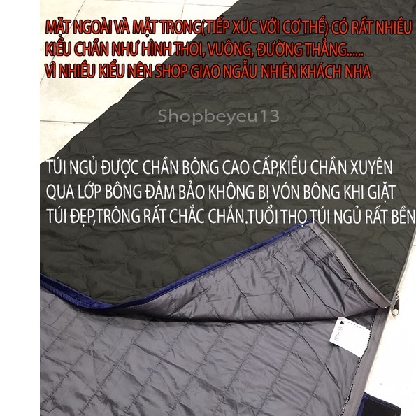 Túi ngủ văn phòng,du lịch,dã ngoại(giặt không bị vón bông bên trong) | BigBuy360 - bigbuy360.vn