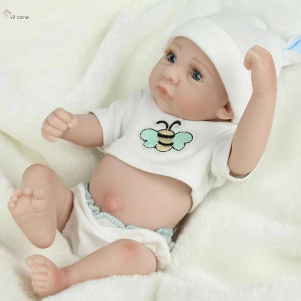 REBORN REBORN Búp Bê Em Bé Sơ Sinh 10 Inch Sống Động Như Thật