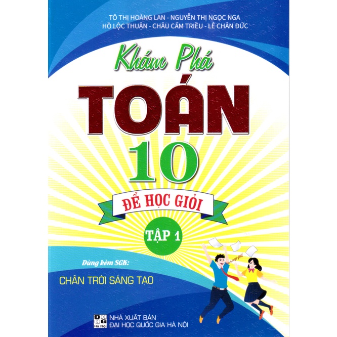 Sách - Khám phá toán 10 để học giỏi - Chân trời sáng tạo - Tập 1