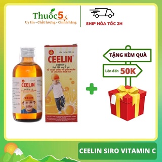 Ceelin siro vitamin c tăng sức đề kháng cho bé chai 120ml