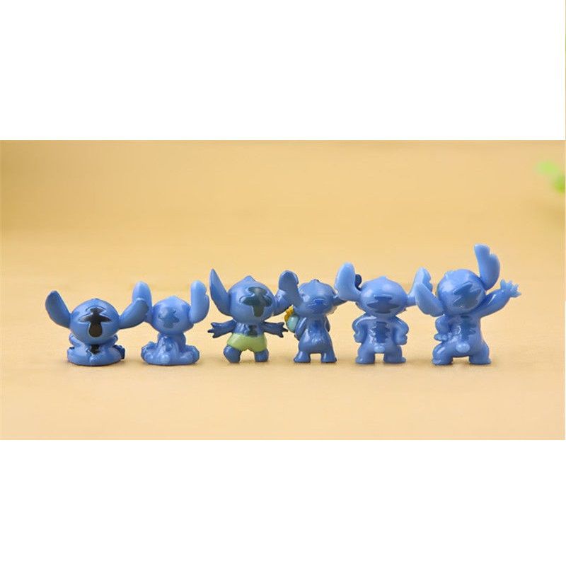 DISNEY 【Hàng Có Sẵn】Bộ 12 Tượng Mô Hình Nhân Vật Lilo &amp; Stitch 3.5cm Làm Quà Tặng Cho Bé