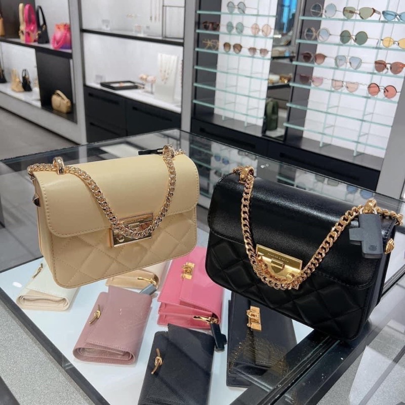 Túi da đây xích mini CNK Singapore