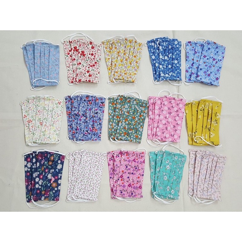 Khẩu Trang Handmade 🍒Phuonglinh06🍒 Vải Thô Cotton 2 Lớp Nhiều Họa Tiết