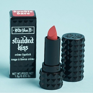 Son lì Kat Von D Studded Kiss Crème Lipstick màu Double Dare minisize 1g