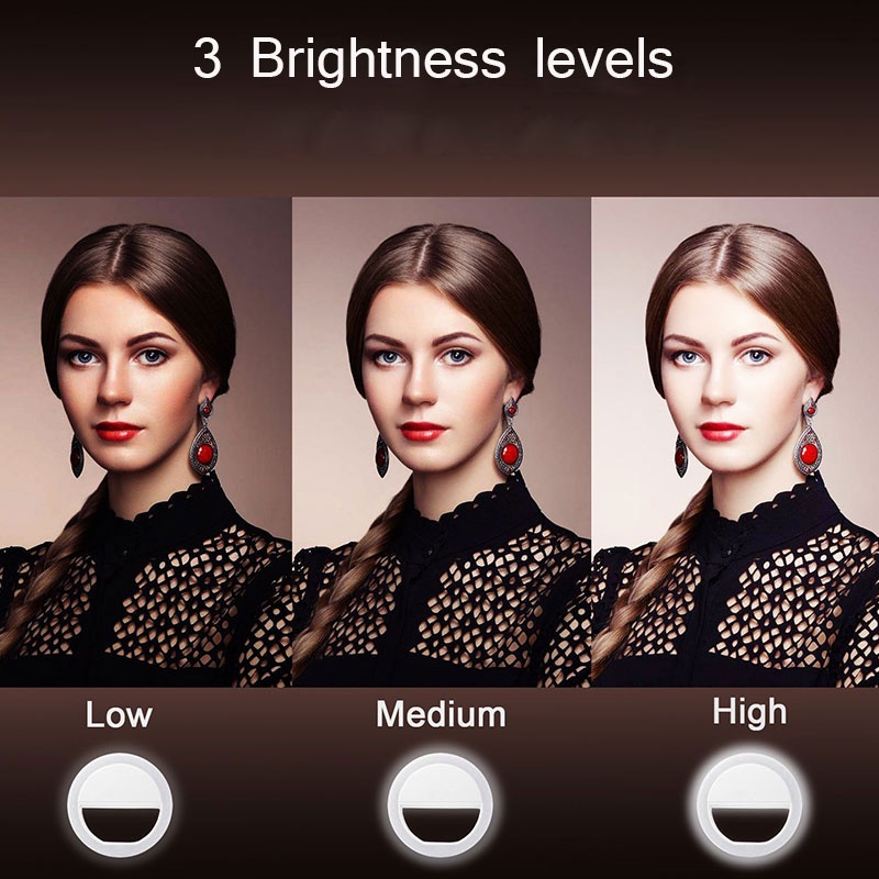 Vòng đèn LED 36 bóng 3 cấp độ cho điện thoại