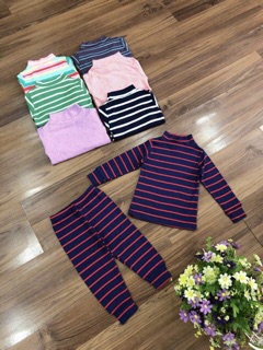Bộ cotton len cổ 3 phân