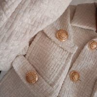 ORDER Set dạ tweed cổ nơ (Ảnh thật)