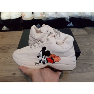 Giày Sneaker Chuột Mickey Hồng phấn