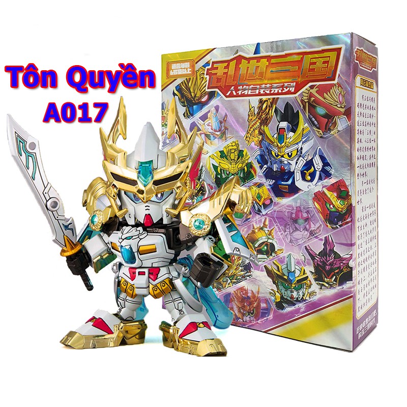 Đồ chơi lắp ráp SD/BB Gundam A017 Tôn Quyền - Gundam Tam Quốc New4all