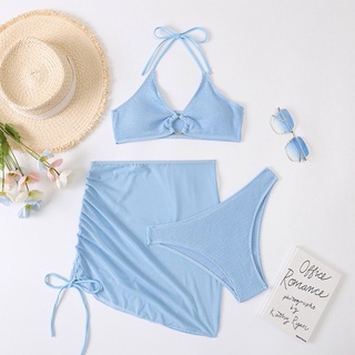Set bikini 3 món chất thun xốp cao cấp ( nhiều màu)
