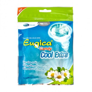 Kẹo thảo dược Eugica Candy Cool Extra Cực the mát gói 15 viên