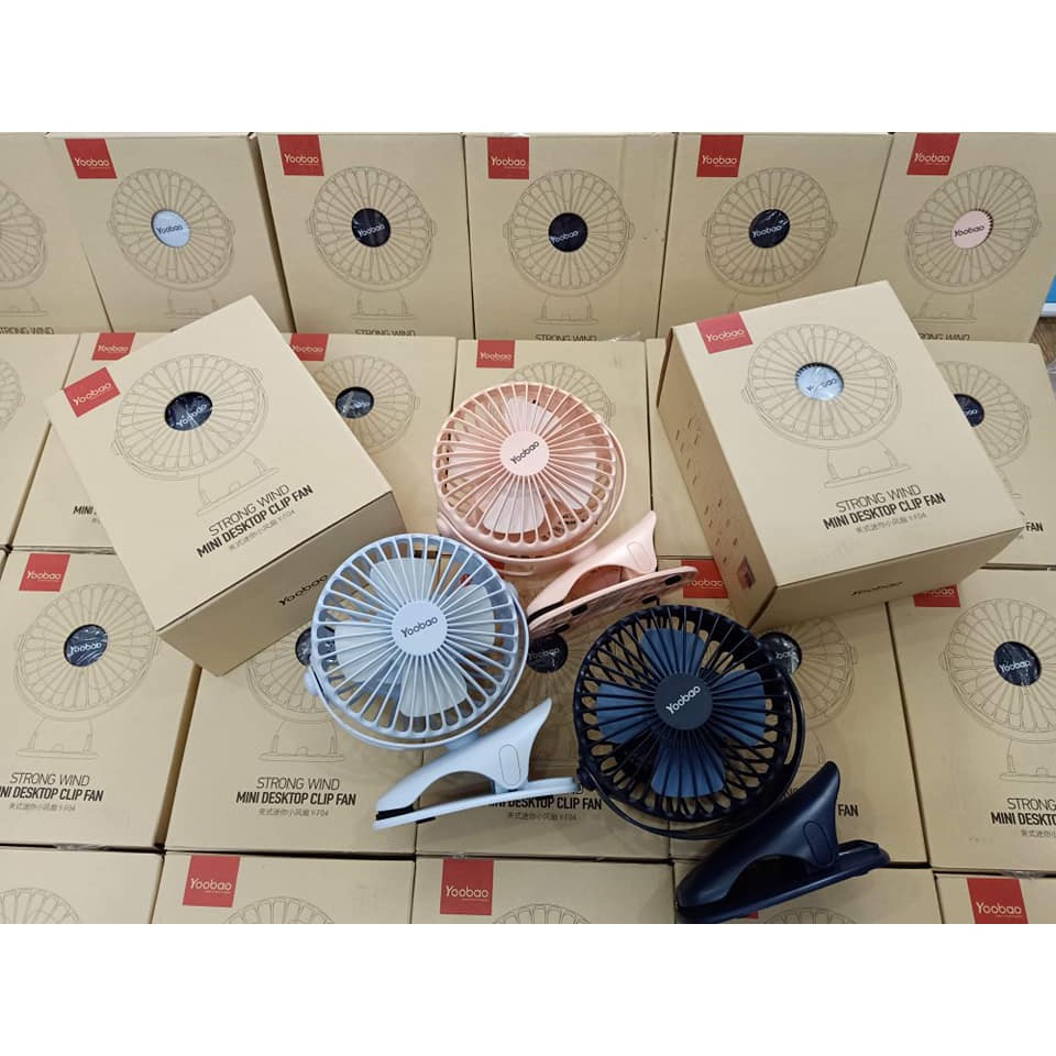 Quạt Cầm Tay Mini Yoobao (Quạt Kẹp tích điện)
