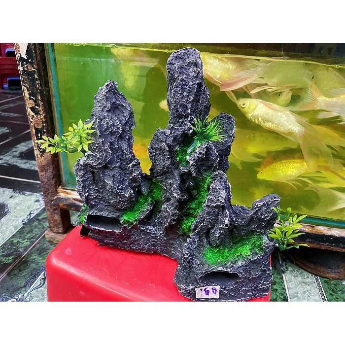 TIỂU CẢNH TRANG TRÍ HỒ CÁ NON BỘ 22X8X24CM