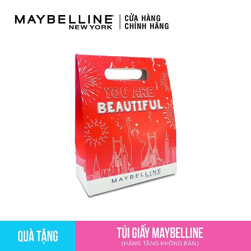 [HB Gift] Combo quà tặng trang điểm từ Maybelline (túi giấy + Kẹp tóc thời trang+ Kem nền Fit Me Tube 5ml) | BigBuy360 - bigbuy360.vn