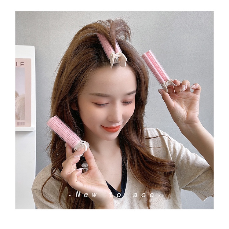 Kẹp tóc ống lô tạo kiểu phồng mẫu 2021 phong cách Hàn Quốc mới