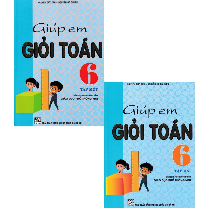 Sách - Combo Giúp Em Giỏi Toán 6 - Tập 1+2 (Theo Chương Trình Giáo Dục Phổ Thông Mới)