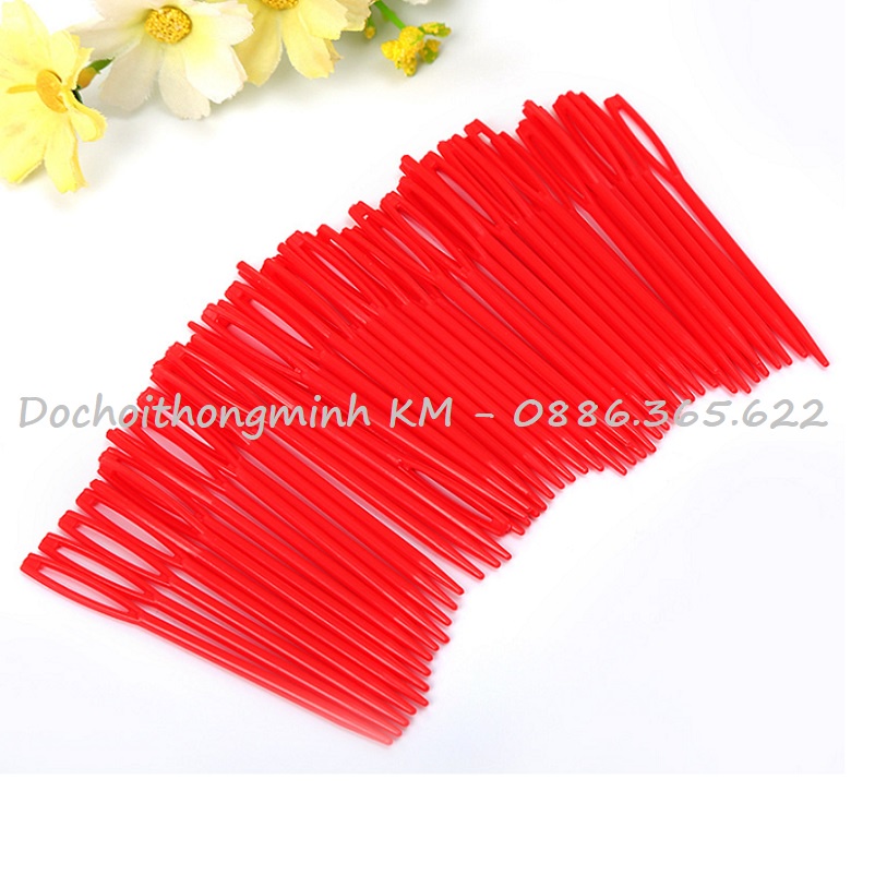 Kim khâu sợi bằng nhựa dùng để khâu sợi vải, sợi len