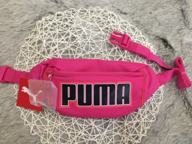 Túi bao tử Puma Core Waist Bag (đen/ hồng)