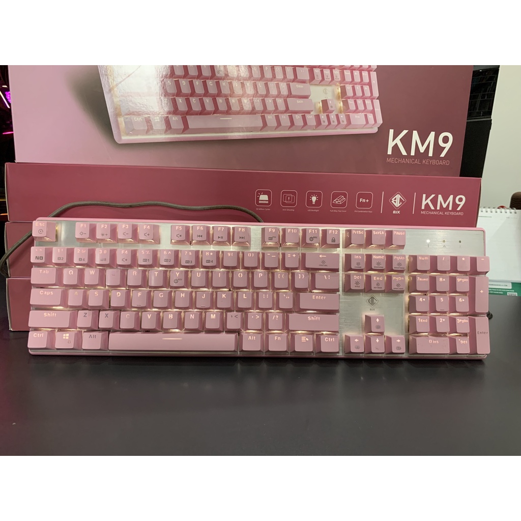 Phím Cơ BJX KM9 Pink-Blue Switch