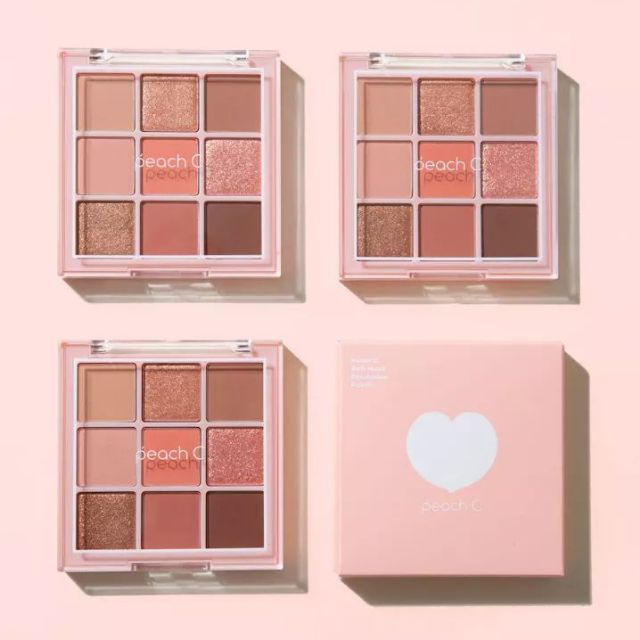 [SOFL CORAL] Phấn Mắt 9 Màu Peach C Soft Mood Eyeshadow Palette