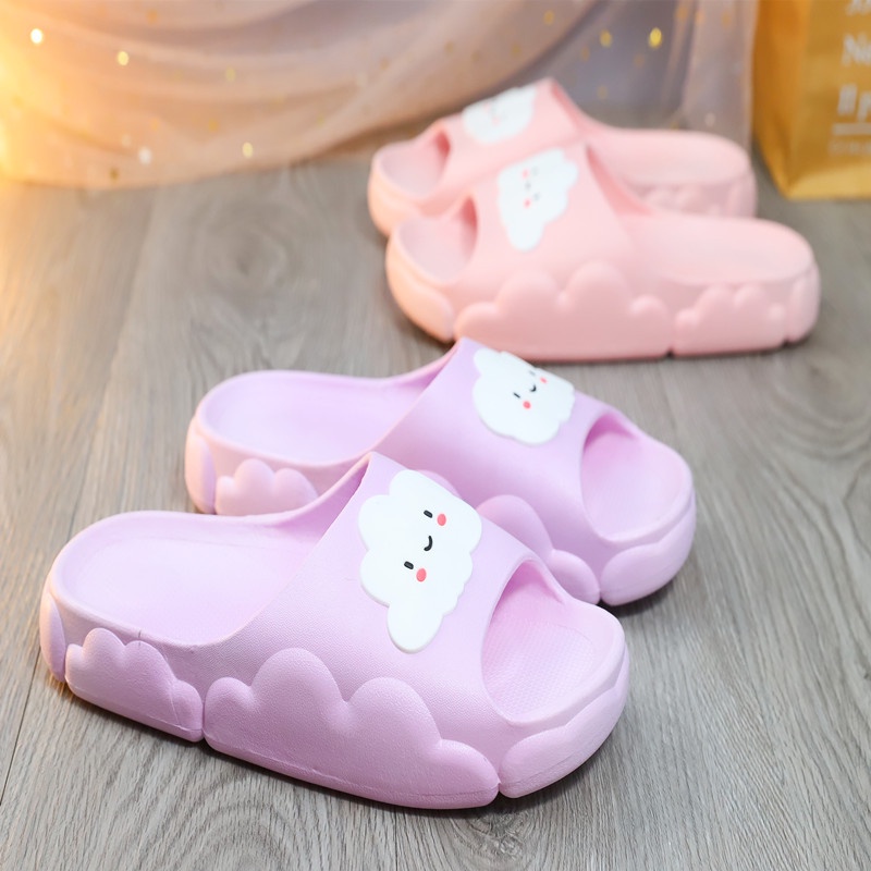 Dép Đi Trong Nhà/Ngoài Trời Dày Dặn Chống Trượt Hình Đám Mây Dễ Thương sf8460