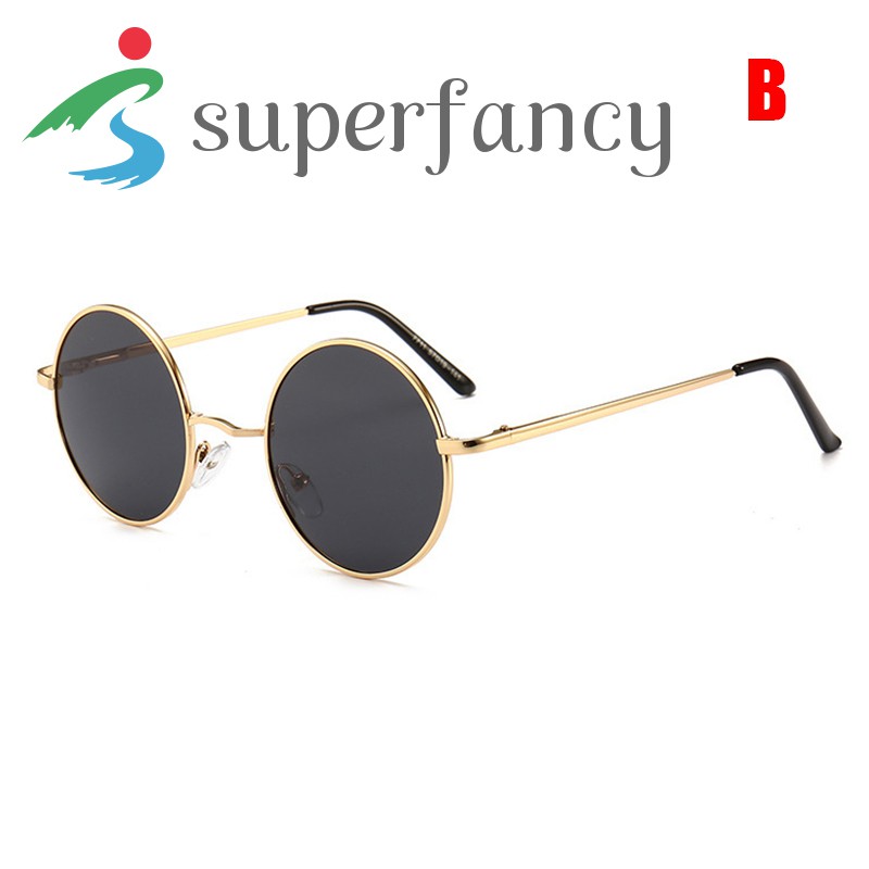 (Hàng Mới Về) Kính Mát Gọng Kim Loại Tròn Phong Cách Retro Cho Nam | BigBuy360 - bigbuy360.vn