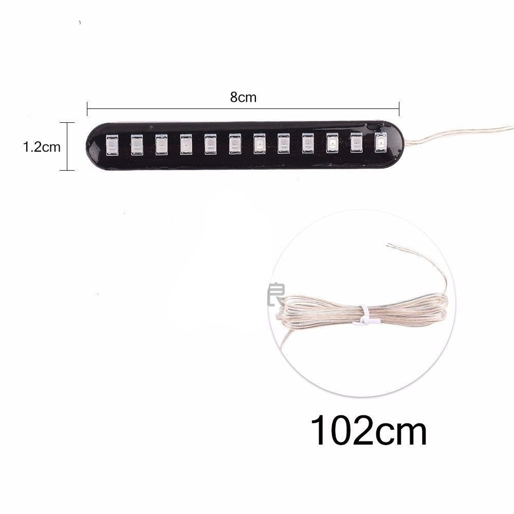 Cặp led xi nhan ốp gương hoặc viền bánh xe ô tô chạy đuổi