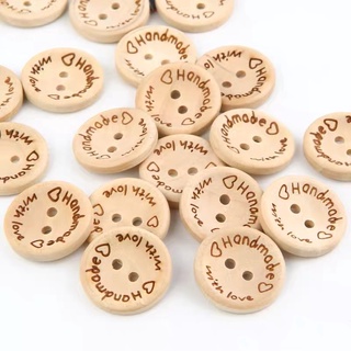 Nút Gỗ Handmade 1.5cm (10 hột)