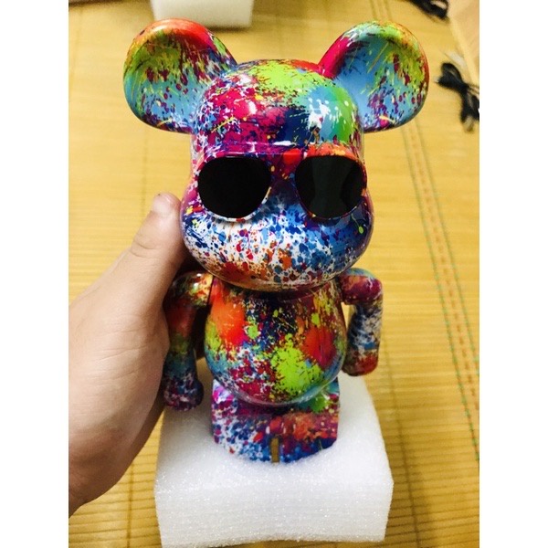 Loa Gấu Bluetooth Bearbrick KAWS B5 Plus - Loa không dây Mini Decor Để Bàn Trang Trí Sang trọng